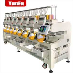 2 Warranty 6 Heads Computerized 450*400 mm Embroidery Machine