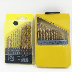 13PCS 19PCS 25PCS Drill Bit Set High Speed Steel Metal Drilling HSS Twist Drill Bit for Metal Drilling DIN338 Jobber Length Drill Bit