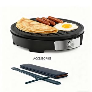 Fast Heating Frying Crepe Griddle Pan Non-Stick Crepe Machine Breakfast Makers Electric Pancake Maker
