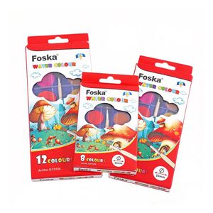 Kid Products Superior Quality 8/12/21 Colors Solid Water Color Paint for Drawing