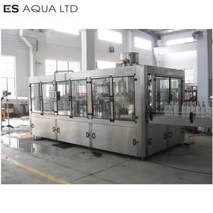 Mineral Drinking Water Pet Plastic Glass Bottle 3-in-1 Washing Filling Capping Machine