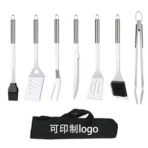 Kitchen Utensil Kit Stainless Steel BBQ Grill Tools BBQ Tool Kit