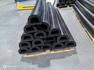 D Shape Marine Solid Rubber Fender Rubber Dock Fender