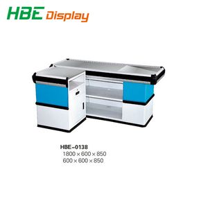 Electric Supermarket Checkout Counter with Motor Belt