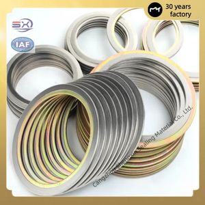 High Temperature Resistant Flange Valve Sealing Graphite/PTFE Gasket CS/304/316 Metal Inner Ring Spiral Wound Gasket