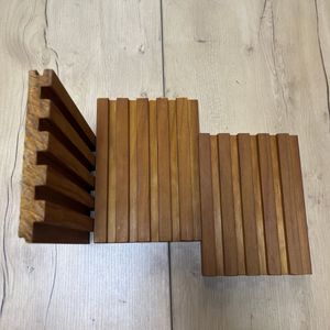 Thermally Treated Clear Grade Radiatan Pine Triple Rhombus Wall Wood Cladding