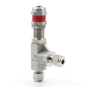 Swagelok Type Hikelok Stainless Steel Safety Relief Valves 50 to 6000 Psi Set Pressure Safety Valves Relief Valves