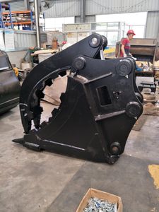 Hydraulic Tilting Thickness Metal Grapple 360 Degree Rotating Excavator Grab Bucket