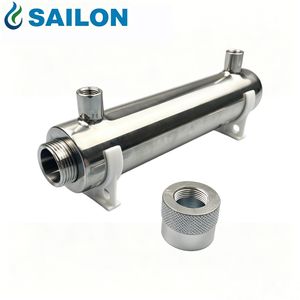 High-Efficiency Stainless Steel 304 316 UV-C Disinfection System 28W 40W 80W 12gpm 8gpm 6gpm 3gpm UV Sterilizer for Water Treatment