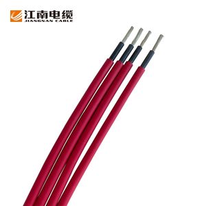 Jiangnan PV1-F PV Solar Cable Standard 4mm and 6mm Whole Roll 1000m Solar Panel Power Cable for 10kw Solar PV System