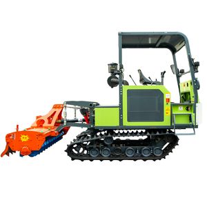 Rice Paddy Land Rotavator Tiller Cultivator Machine
