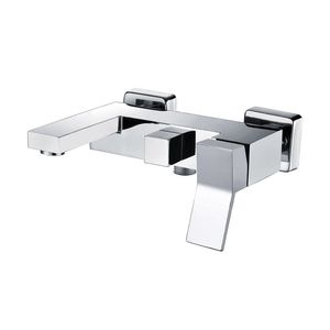 Hot Cold Water Bath Tub Faucet Ceramic Cartridge Brass Bath Shower Mixer
