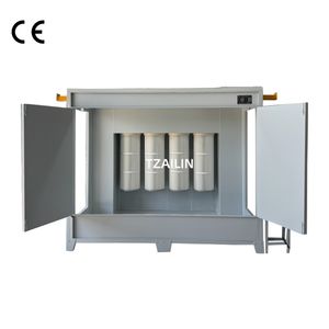 Ailin Industrial Electrostatic Powder Coating Recovery Booth Cabinet with Filter Cartridge System