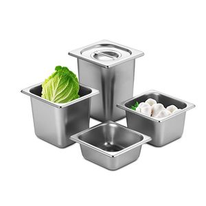 Daosheng EU&Us Stainless Steel Gn Pan for Restaurant Hotel Ice Cream Gastronomy Food Containers