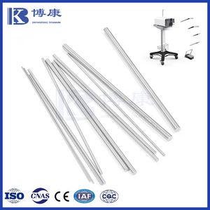 5/6mm Ti-6al-4V Eli Titanium Rod for Medical Orthopedic Ultrasonic Scalpel