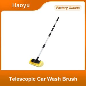 Multipurpose Telescopic Car Wash Brush for Cleaning Car RV Truck Boat Solar Panel Solar Cleaning Brush
