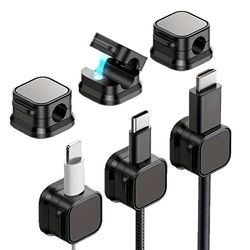 Magnetic Self-Adhesive Cable Organizer, No Drill Cord Clip