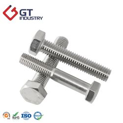 Corrosion Resistant DIN933 DIN 931 304 316 Stainless Steel Hex Bolts