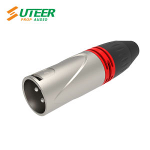 3-Pin Male XLR Microphone Cable Connector