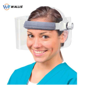 Transparent Anti-Fog Protective Reusable Isolation Face Shield Mask for Restaurant