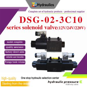 Durable DSG-02-3c10 Hydraulic Solenoid Valve for Industrial Applications Control Valve