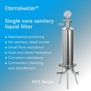 Sanitary Grade Stainless Steel Cartridge Filter Housing Electropolished Liquid Filter Housing