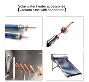 Yingan 2026 Newest China Solar Collector Borosilicate 3.3 Glass Heat Pipe Vacuum Tube