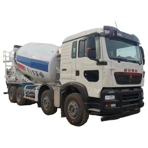 Used Original HOWO 12 Cbm Small Concrete Mixer Truck Multifunction Self Loading Concrete Mixer Original Working Condition