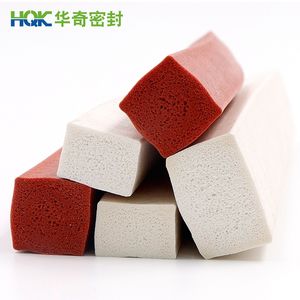 Factory Direct Sales Silicone Rubber Seal Foam Strips for Door Window Sealing