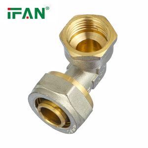 Ifan ISO15875 Water Use Pex Pipe Fittings 16-32mm Female Thread Elbow Brass Pex Fittings