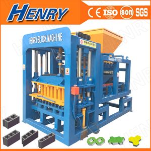 German Technology Full Automatic Duyue Qt4-20 Hydraulic Cement Block Brick Making Machine Concrete Paver Block Molding Machine, Hollow Block Making Machine