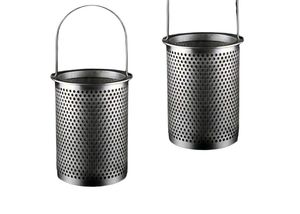Stainless Steel 316 Perforated Metal Filter Element with Custom Hold Size and Pattern