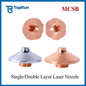 Mcsb Copper Laser Cutting Nozzle D28 Single Double Layer for Fiber Laser Cutter