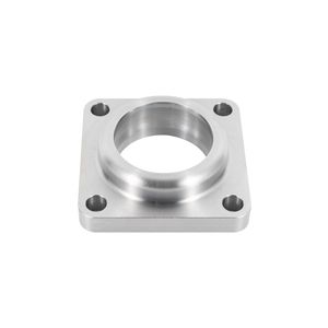 Stainless Steel CNC Machined Square Flange for Industrial Vacuum Systems