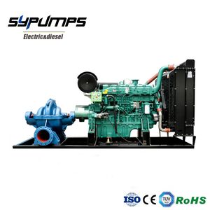 Single Stage Double Suction Horizontal Industrial Centrifugal Diesel Water Pump Manufacturer