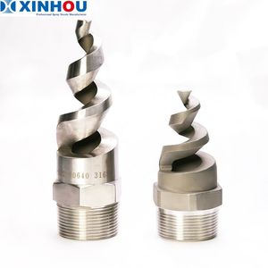1/4 3/8 3/4 1 1/2 1-1/2 2 3 4 Stainless Steel 304 316 Brass Full Cone Water Spiral Spray Nozzle