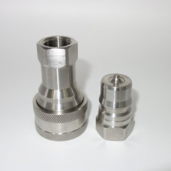 Naiwo Stainless Steel Quick Coupler Double Shut-off Hose Quick Connector ISO7241b Quick Coupling 1/2
