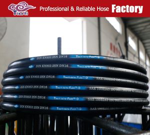 Cloth Wrapped Flexible R1 & R2 1sn 2sn Hydraulic Rubber Hose