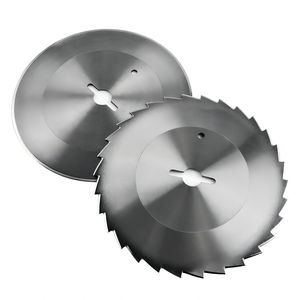 Stainless Steel Circular and Toothed Slicer Blades for Meat Cutting