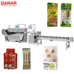 Multi-Function Stick Pack Sachet Cartoning Machine Automatic Sorting Counting Packaging Machine with Conveyors