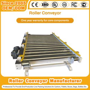 Support Heavy Duty Standard Industrial Flexible Skate Wheel Roller Conveyor for Glass Products/Food Industry/Textile Industry