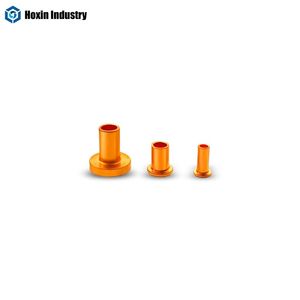 Custom Fasteners Copper Hollow Disc Copper Contact Blind Tube Star Rivets with Deep Drawing Cold Heading Forming