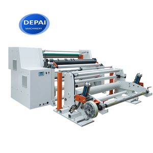 1300mm BOPP Pet CPP PVC Plastic Film Roll Slitter Rewinder Sticker Label Slitting Rewinding Machine