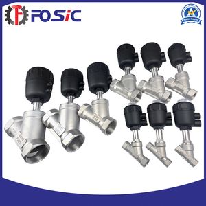 Premium DN15 Stainless Steel Angle Seat Valve for Pneumatics
