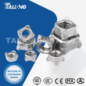 High-Quality Carbon Steel Square Welding Nuts for Industrial Use