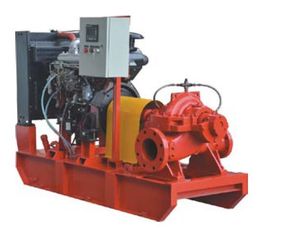 High Quality Single-Stage Split-Case Diesel Engine Fire Pump with Factory Price