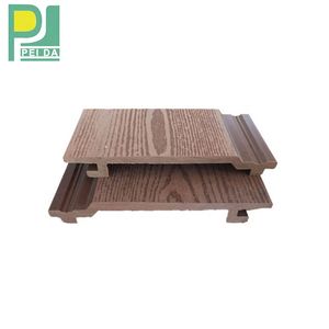 Outdoor Building WPC Composite Grille Eaves Click Wall Ceiling Tiles