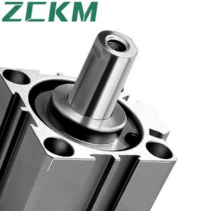 Aluminum Alloy Sda Cylinder Double Acting Large Diameter Pneumatic Parts