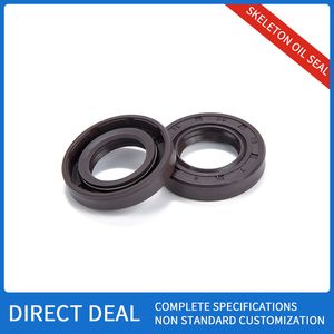 Anti Splash Motor Bearing Dust Ring Tc Fluororubber Thread Skeleton Rubber Ring Double Lip Rubber NBR FKM Sealing Ring Oil Seal