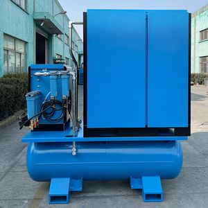 15HP 400L 16bar Silent Portable Rotary Screw Air Compressor with Dryer